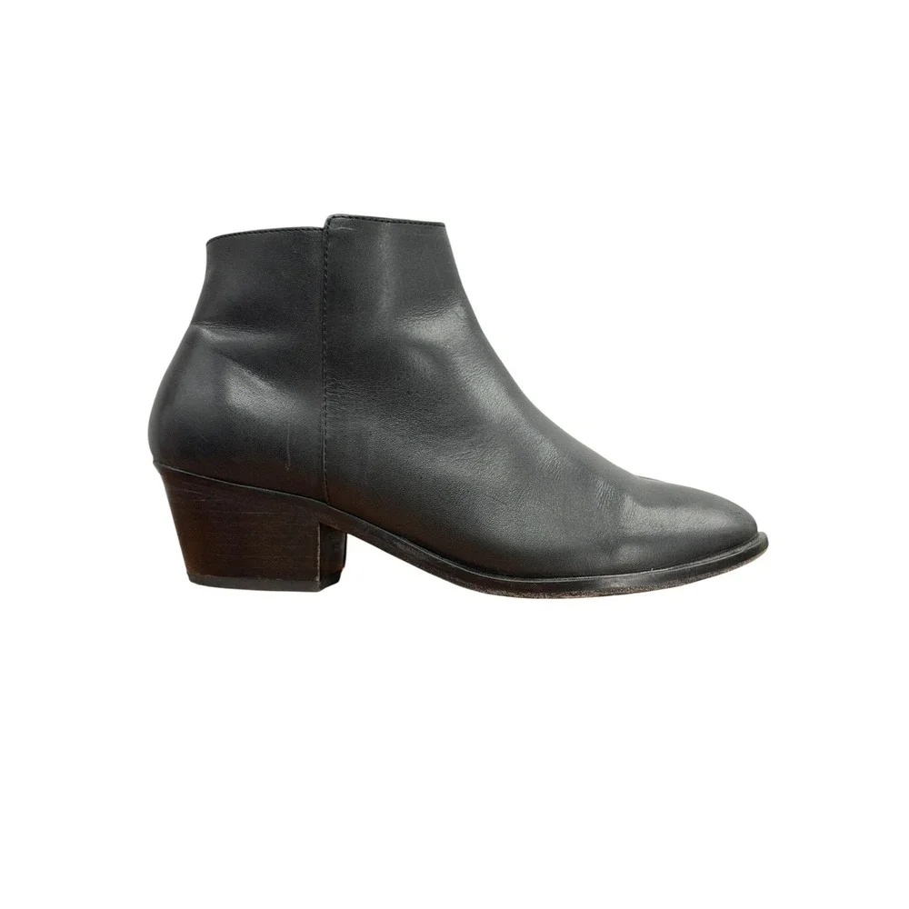 Thursday Boot Co Everyday Ankle Boot Women SZ 6.5 Black Office Modern Leather